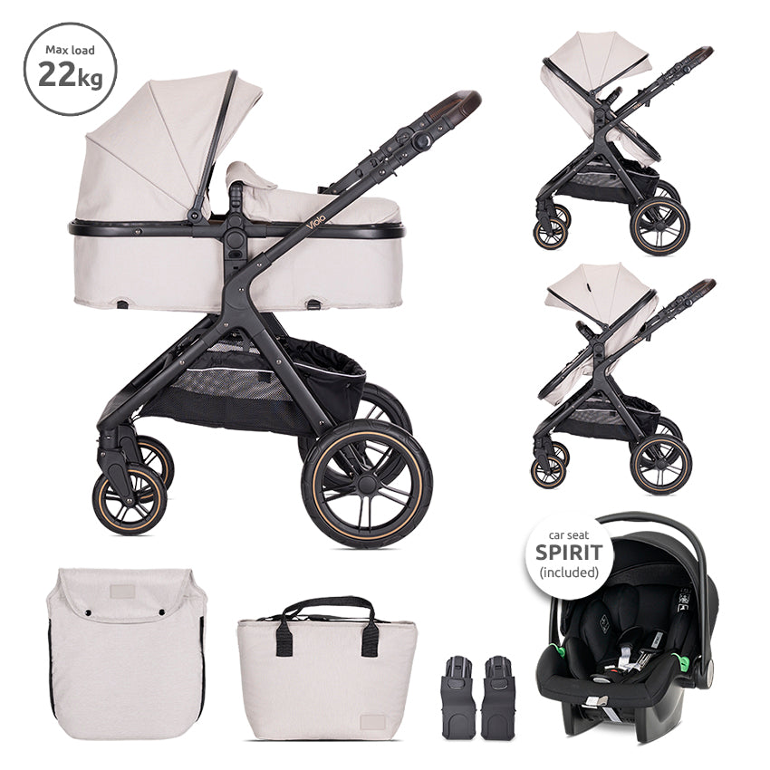 spirit baby stroller Baby Stroller VIOLA 3in1 with transformable seat