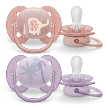 Philips Avent Ultra Soft Pacifier 0-6M GIRL