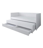 Bed with Trundle and Drawers