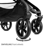 Venice swiveling front wheels