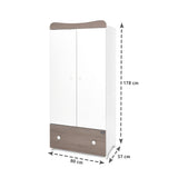 Lorelli Exclusive Wardrobe dimensions