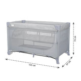 Lorelli Moon Hug Baby Cot dimensions