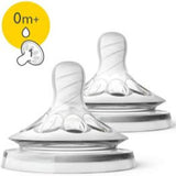 Baby Nipples Natural Feeding 2 pack 0m+