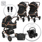 Baby Stroller ALBA PREMIUM SET 3in1