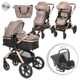 Baby Stroller VIOLA up to 22kg +carseat +bag