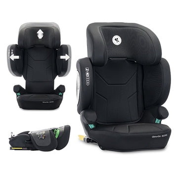 Foldable Car Seat Growgo Black I-Size Isofix