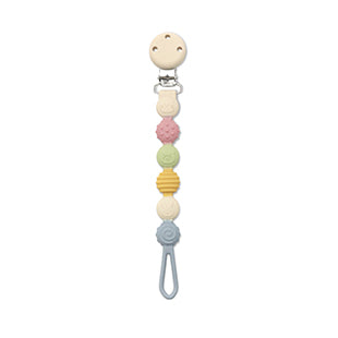 Lorelli Silicone Pacifier Holder Natural