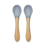 Silicone Spoons whit Bamboo - 2pcs