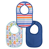 Bibs INTERLOCK Set 3 pieces with velcro