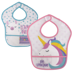 Peva Bibs 2 pieces with pockets and velcro
