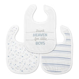 Bib NATURAL 3 pcs. with Velcro