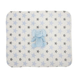 NAPPY blanket with toy 90x75 cm