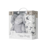 NAPPY blanket with toy 90x75 cm