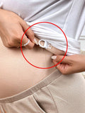 Maternity Adjustable Waist Slant Pocket Shorts