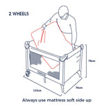 OPTIMAL BABY PLAYPEN (76X125CM)