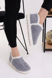 Women's Plush Winter Slippers Home Boots Fluffy 36-40 gray