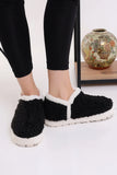 Women's Plush Winter Slippers Home Boots Fluffy 36-40 Black