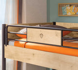 3in1 MOCHA BUNK BED (90×200 Cm)