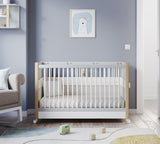 Baby Mino With Wheel Baby Bed Oak (60x120 cm)