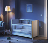 Baby Mino With Wheel Baby Bed Oak (60x120 cm)