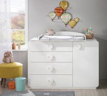Baby Cotton Large Dresser & Changing Table