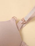 Maternity Contrast Lace Underwire Bra Lingerie