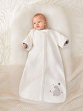 Comfortable White Coral Fleece  Sleeping Bag