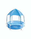 Metal Frame Canopy Metal Frame Pool - 1.83x0.38 m