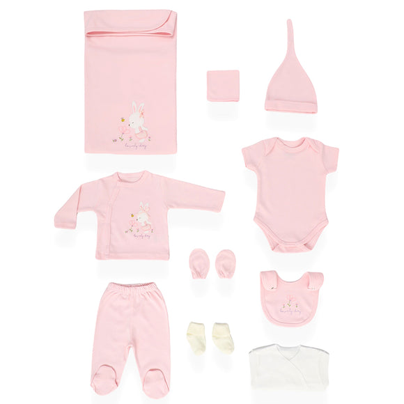 pink Hospital set...Pink 10 Pack with Rabbit Pattern