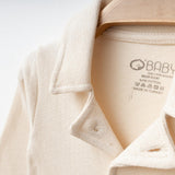 Collared Baby Romper 0/3-0/3-3/6 M