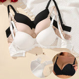 Maternity Contrast Lace Bra Underwear
