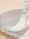 Maternity Contrast Lace Bra Underwear