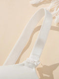Maternity Contrast Lace Bra Underwear