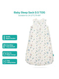 2 Pcs Baby Sleeping Bag 0.5 Tog 0-6/6-12/12-18m