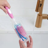 Soft Touch Bottle Brush - Pink / Blue