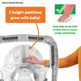 Bright Starts Giggling Safari Walker with Easy Fold Frame for Storage