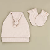 PREMIUM HAT WITH TIE AND GLOVE 0-6m