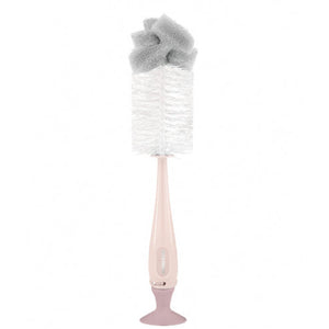 Bottle brush with nipple cleaner 2 in 1.