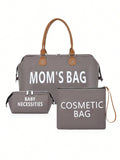 3pcs Travel Tote Bag With Shoulder Strap