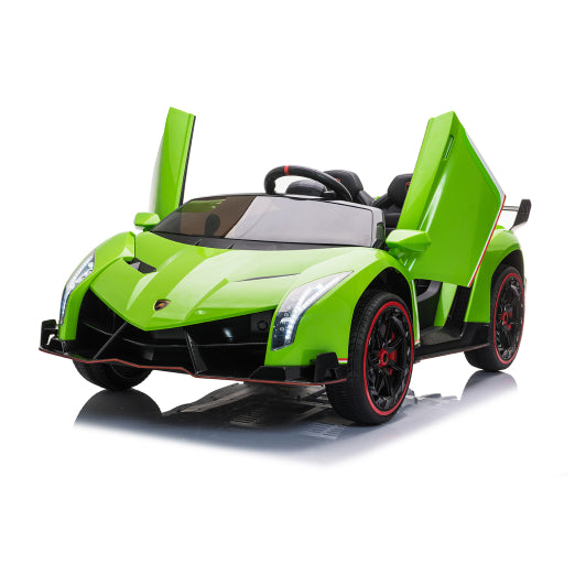 Rechargeable car licensed Lamborghini Veneno Green