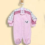 Baby Velour Footed Sleepsuits 3-Pack