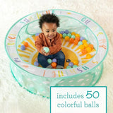 Pop-Up Ball Pit – 50 Colorful Balls – Easy Setup & Storage