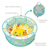 Pop-Up Ball Pit – 50 Colorful Balls – Easy Setup & Storage