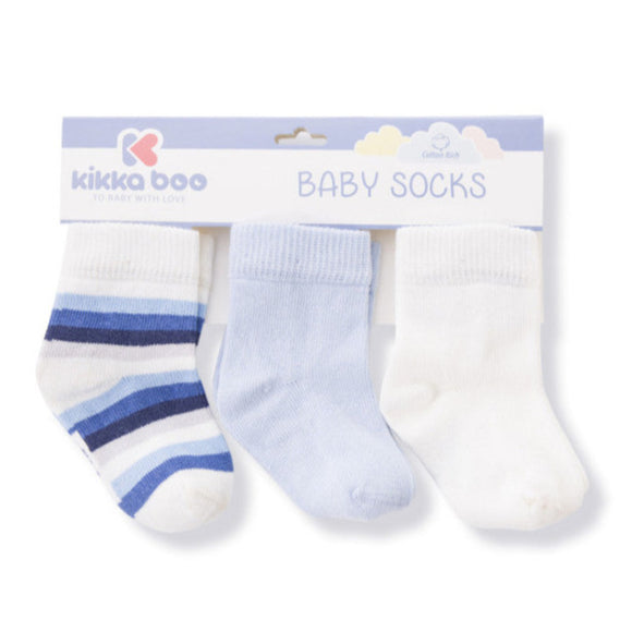Baby socks Stripes White