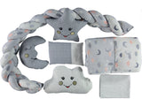 Figure Knitted Crib Set Uni