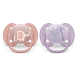 Philips Avent Ultra Soft Pacifier 0-6M GIRL