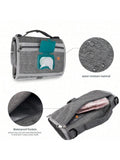 Portable Diaper Changing Station with Zippered Pockets & Stroller Clip