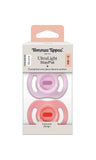 Ultra Light Stay Put Silicone Soothers 0-6M