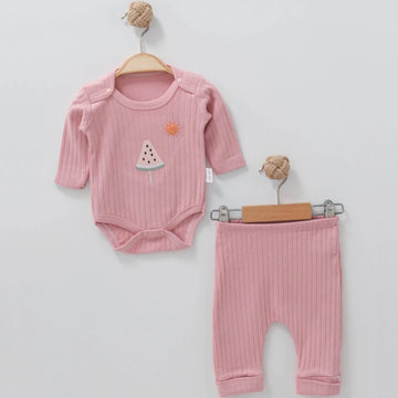 Baby Watermelon Bodysuit & Pants Set