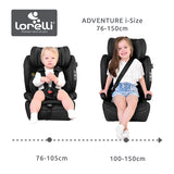 CAR SEAT ADVENTURE i-SIZE 76-150CM, 9-36KG